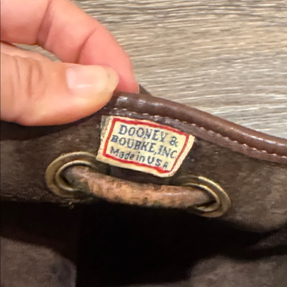 Vintage Dooney & Bourke Pebble Grain Drawstring Purse - Picture 7 of 9